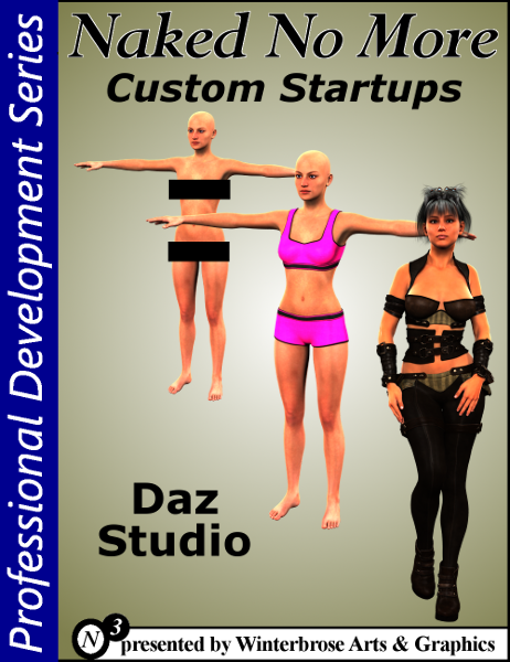 Have you ever wished that when the default figure auto-loads at DAZ Studio start up that it would not be naked?  Or perhaps starting up DS with no figure at all?  Or even better yet, how about starting up with a base scene?  The technique discussed herein can be applied to DAZ Studio to custom fit it to your needs. We will demonstrate how to change the default figure or scene that is loaded when you start DAZ Studio.  In instances where you do not want to use it, start a New scene.