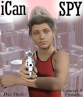 iCan SPY Poses for Genesis 8 Female (G8F) in Daz Studio by Winterbrose. This spy can be Sexy and Smart or Rugged and Rough, it all just depends on the mission she's given. iCan SPY is the ultimate variety of poses for almost any spy versus spy storylines, and just perfect for your female Agent 007 creations or just about any other action scene. Your female characters can be saving civilians with their fighting techniques, or working undercover to discover the secret plans of enemy forces. In the air or on the ground, these spy poses have the moves for whatever occasion you are creating. To ensure maximum compatability with the many environments and props available for Daz Studio, this set of 20 poses have been constructed in neutral positions that are not specific to other products so they can easily be adjusted to almost any scene and accessory. POSES Include: 01. Binocular Watch (Laying on ground observing enemy) 02. Block Defense (defensive posture to block punch) 03. Crawling Under (Crawling under fence or barrier) 04. Hanging One Hand (Hanging from Copter/Pipe) 05. Hanging Two Hands (Hanging from Rope/Tree) 06. Hiding Around Corner (Quietly peering for passers by) 07. Kicking Door (Using foot to kick down door or enemy) 08. Leaping Off (Leaping from top of building or flying aircraft) 09. Oh Watta Night (Laying with arms crossed above head) 10. Punch Right (Swinging right arm to hit) 11. Shoulder Door (attempting to break open locked door) 12. Sitting Bound (Seated pose with hands behind back) 13. Sitting Grasped (Seated pose with hands grasped) 14. Sitting Ground (Seated on floor, grass, crate) 15. Sky Dive Fast (Arms/Legs swept back) 16. Sky Dive Slow (Arms/legs outward) 17. Sniper Lay (Laying on ground to shoot rifle) 18. Standing Bound (Standing up with hands behind back) 19. Standing Shoot (Leaning forward and aiming/firing weapon) 20. Tightrope Walk (balance on line with no bar in hand)