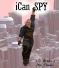 iCan SPY Poses for The Brute 8 (TB8) in Daz Studio by Winterbrose. iCan SPY is the ultimate variety of poses for almost any spy versus spy storylines, and just perfect for your Agent 007 creations or just about any other action scene. Your characters can be saving civilians with their fighting techniques, or working undercover to discover the secret plans of enemy forces. In the air or on the ground, these spy poses have the moves for whatever occasion you are creating. To ensure maximum compatability with the many environments and props available for Daz Studio, this set of 20 poses have been constructed in neutral positions that are not specific to other products so they can easily be adjusted to almost any scene and accessory. POSES Include: 01. Binocular Watch (Laying on ground observing enemy) 02. Block Defense (defensive posture to block punch) 03. Crawling Under (Crawling under fence or barrier) 04. Hanging One Hand (Hanging from Copter/Pipe) 05. Hanging Two Hands (Hanging from Rope/Tree) 06. Hiding Around Corner (Quietly peering for passers by) 07. Kicking Door (Using foot to kick down door or enemy) 08. Leaping Off (Leaping from top of building or flying aircraft) 09. Oh Watta Night (Laying with arms crossed above head) 10. Punch Right (Swinging right arm to hit) 11. Shoulder Door (attempting to break open locked door) 12. Sitting Bound (Seated pose with hands behind back) 13. Sitting Grasped (Seated pose with hands grasped) 14. Sitting Ground (Seated on floor, grass, crate) 15. Sky Dive Fast (Arms/Legs swept back) 16. Sky Dive Slow (Arms/legs outward) 17. Sniper Lay (Laying on ground to shoot rifle) 18. Standing Bound (Standing up with hands behind back) 19. Standing Shoot (Leaning forward and aiming/firing weapon) 20. Tightrope Walk (balance on line with no bar in hand)