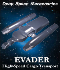 Deep Space Mercenaries EVADER, High-Speed Cargo Transport for Daz Studio by Winterbrose. The DSM EVADER is built for speed and not for comfort because its mission is to smuggle intergalactic goods and refugees across the boundaries of space. This spacecraft is scaled for use with the Genesis, Genesis-2-Male and Genesis-2-Female figures. Use this model as-is by simply applying surface materials/textures, posing and rendering. * Mesh Model format: - DAZ Studio DUF/DSF Prop * Scaled to popular DAZ figures: - Genesis - Genesis 2 Female - Genesis 2 Male