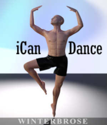 iCan DANCE 2-Pose Sampler Pack for Genesis 8 Male (G8M) by Winterbrose. This set consists of two (2) full body poses representing dance moves for the Genesis 8 Male (personal use only). The complete set consists of thirty (30) poses for many different styles of dance, everything from ballet to hard rock. Get creative and incorporate some cool moves into your next piece of digital artwork regardless of theme.