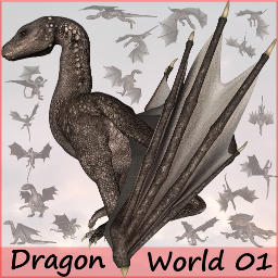 Don't miss out on this exceptionally priced set of high-resolution naturally colored dragons featuring eighteen (18) poses on the ground and in the air. Get the small sized renditions for absolutely free to enhance all of your artwork or documentation productions.